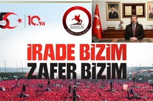 Vali Tavlı: "15 Temmuz Ruhu Türkiye Yüzyılı'na Öncülük Edecek"